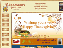 Tablet Screenshot of abramsonsjewelers.com